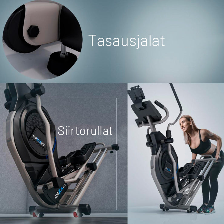 Crosstrainer CX 9.1 ilma- ja magneettivastuksella