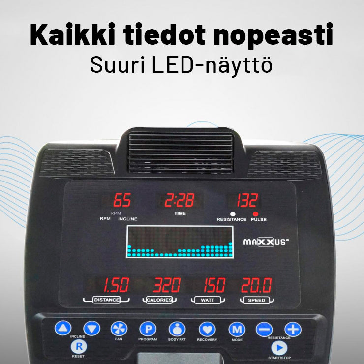 Kuntopyörä 90 PRO generaattorilla