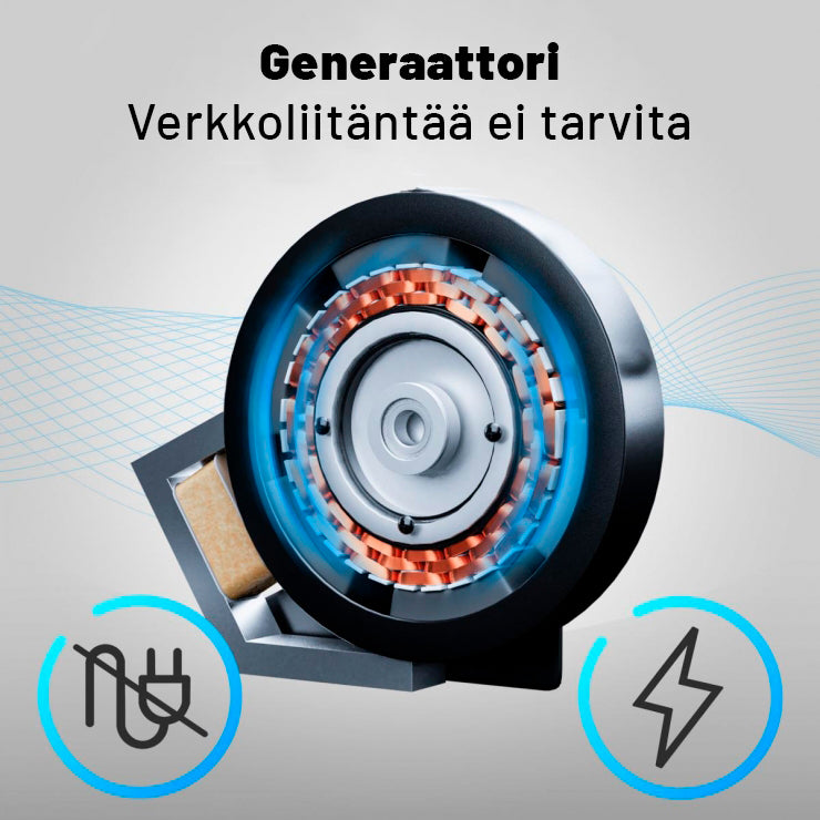 Kuntopyörä 90 PRO generaattorilla