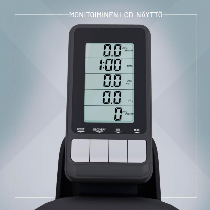 Kuntopyörä S1 LCD-näytöllä ja 18 kg vauhtipyörällä