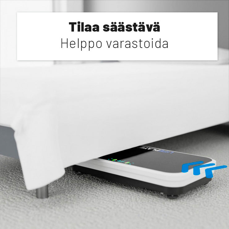 LifePlate 2.0 tärinälevy vastushihnoilla