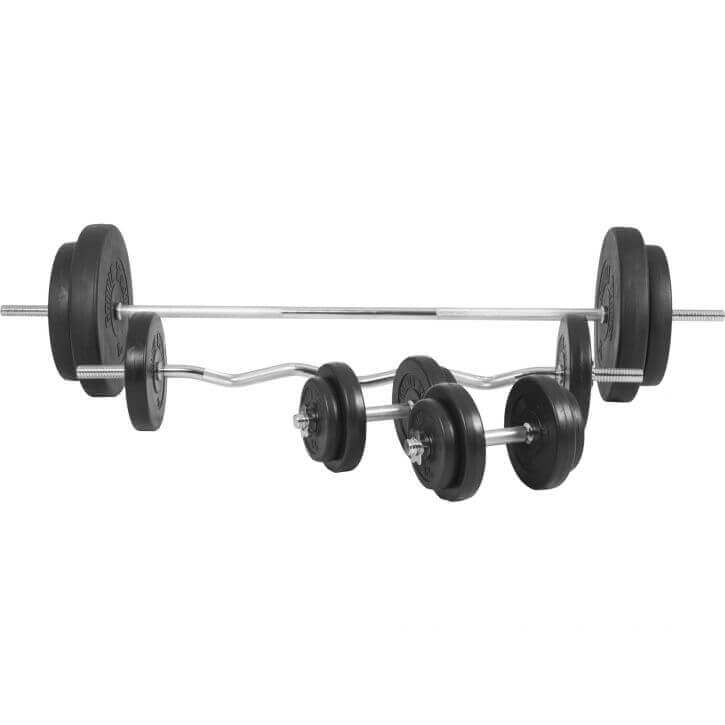 Säädettävä painonnostopenkki 100 kg painosarjalla
