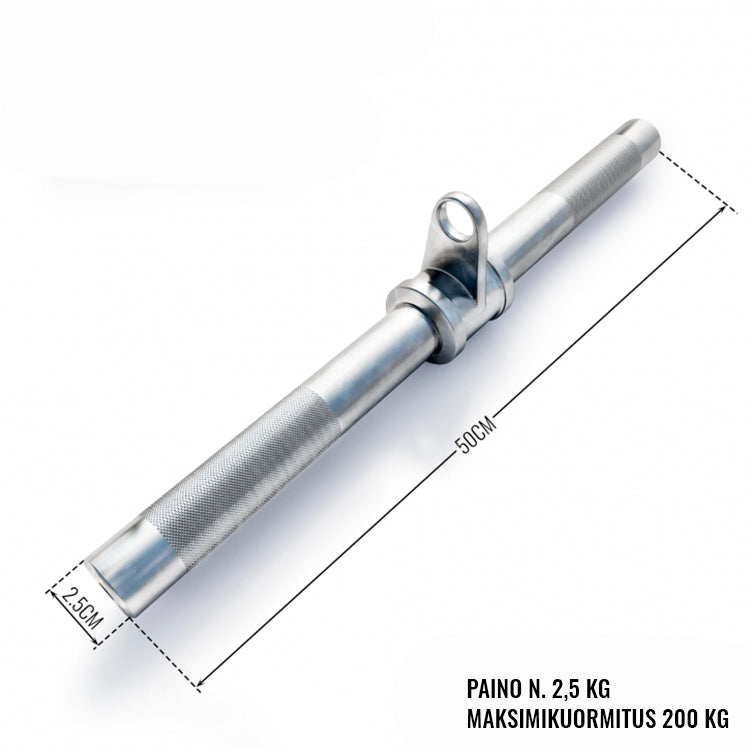 Pyörivä suora vetotanko taljaan 50 cm