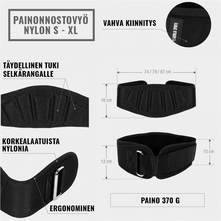 Painonnostovyö L 93–107 cm