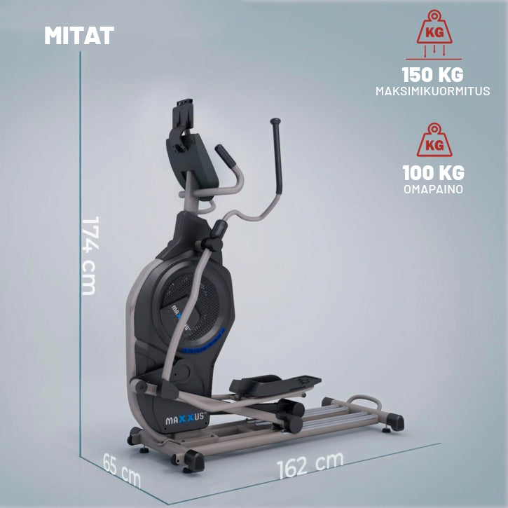 CX 9.1 crosstrainer ilma- ja magneettivastuksella