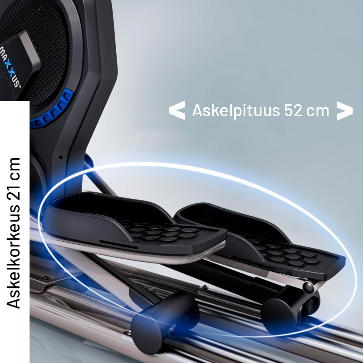 CX 9.1 crosstrainer ilma- ja magneettivastuksella