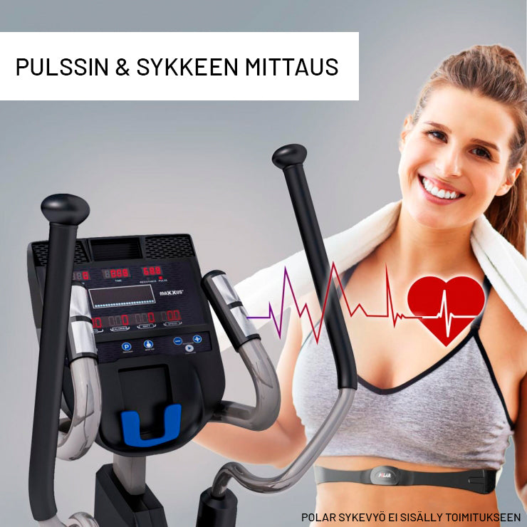 CX 9.1 crosstrainer ilma- ja magneettivastuksella