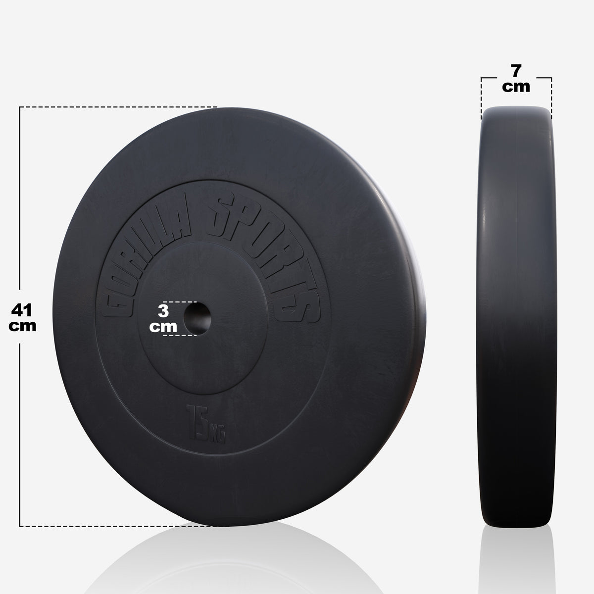 Vinyylinen levytankosarja 100 kg suoralla ja EZ-tangolla