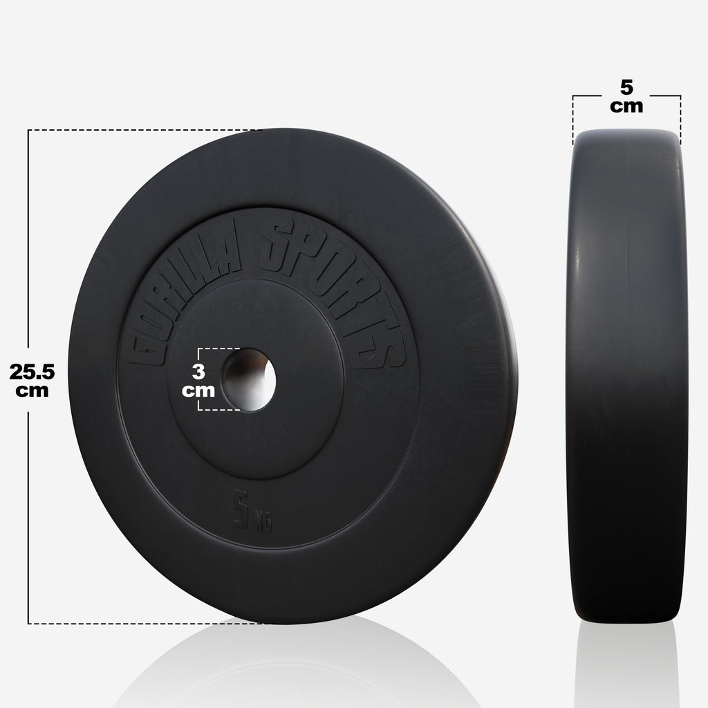 Vinyylinen levytankosarja 100 kg suoralla ja EZ-tangolla