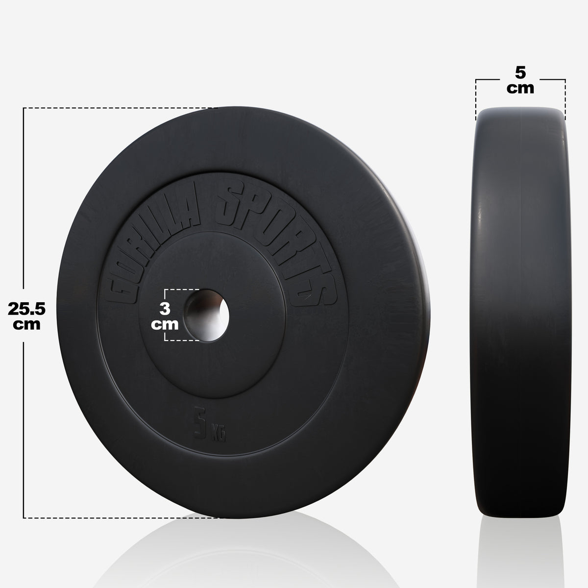 Vinyylinen levytankosarja 100 kg suoralla ja EZ-tangolla