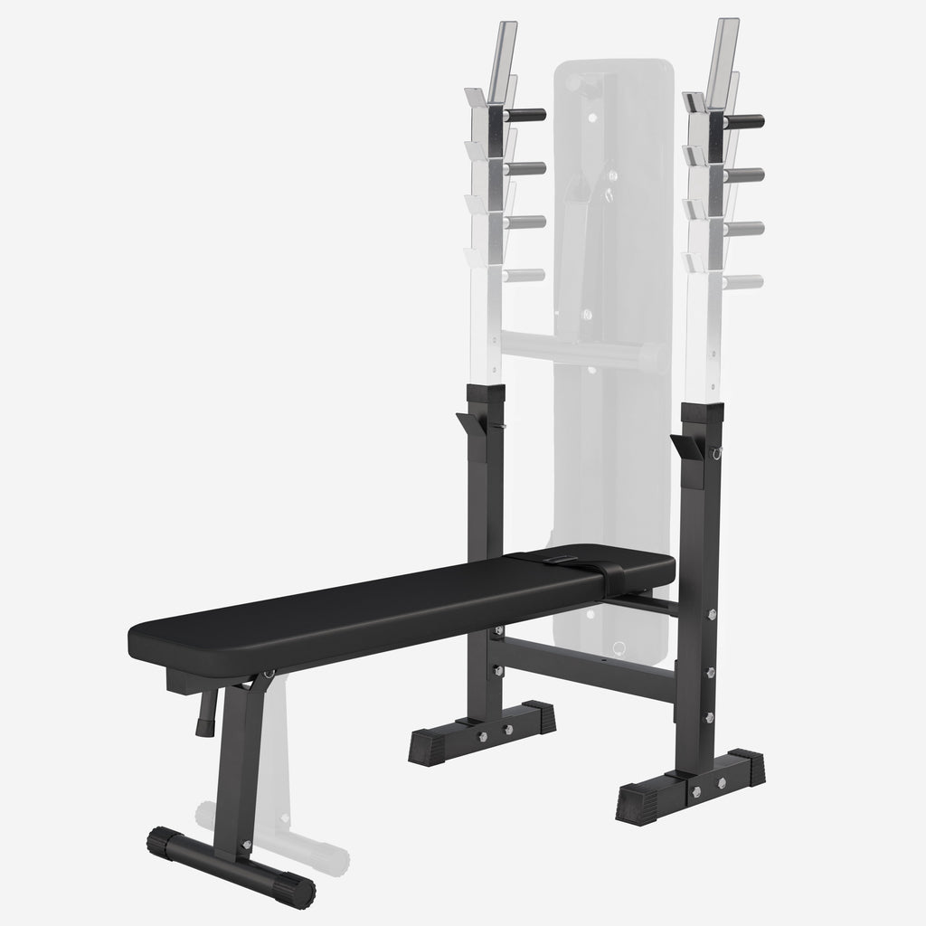 Säädettävä painonnostopenkki + 70 kg levytankosarja