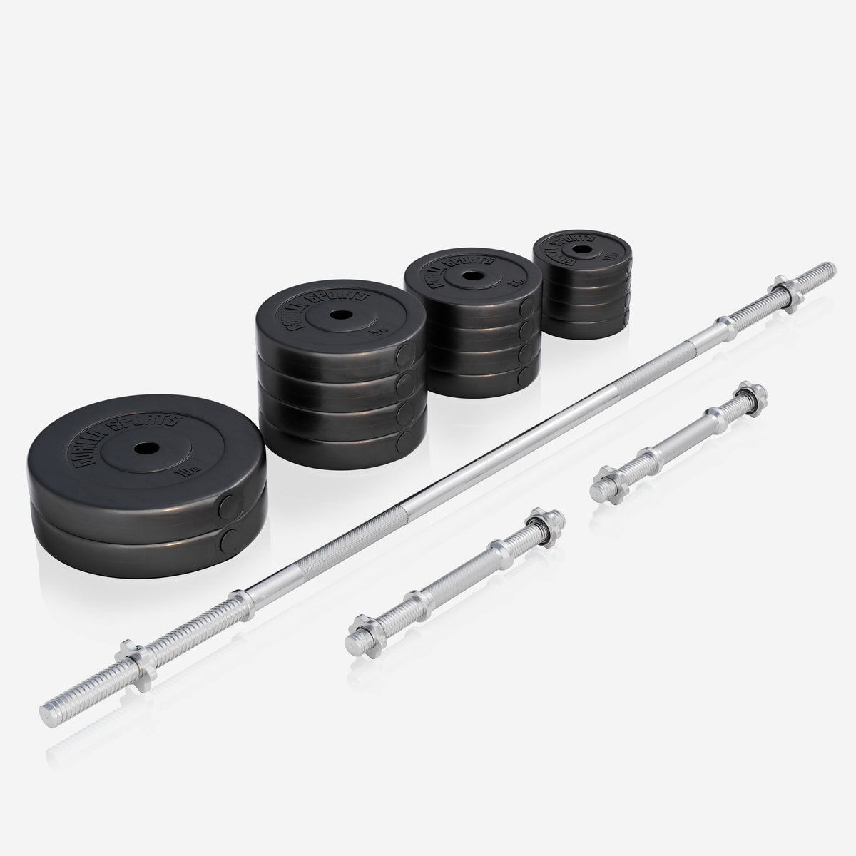 Säädettävä painonnostopenkki + 70 kg levytankosarja