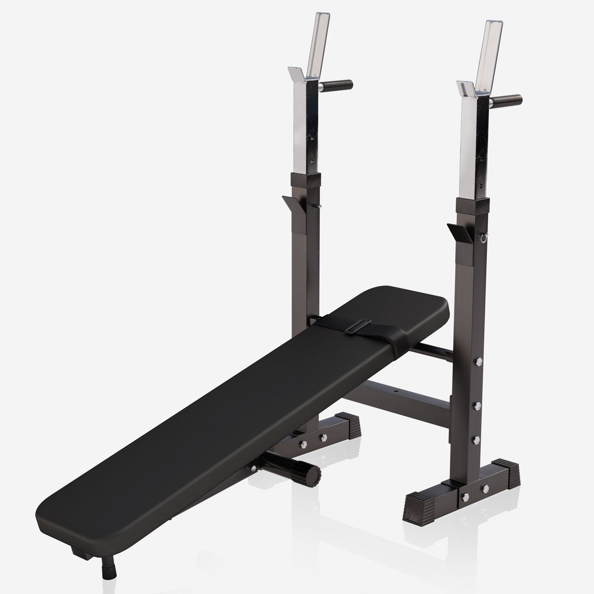 Säädettävä painonnostopenkki + 70 kg levytankosarja