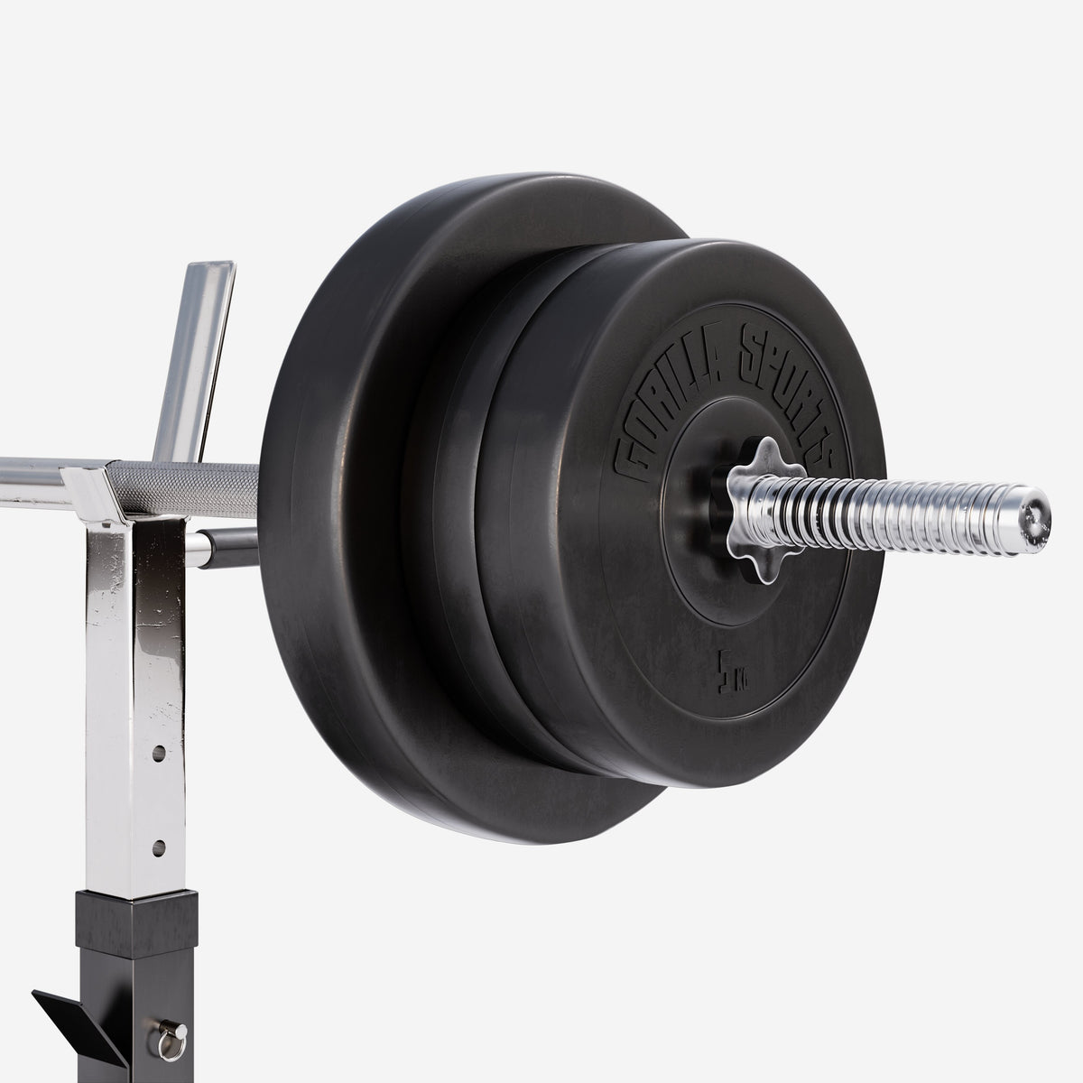Säädettävä painonnostopenkki + 70 kg levytankosarja