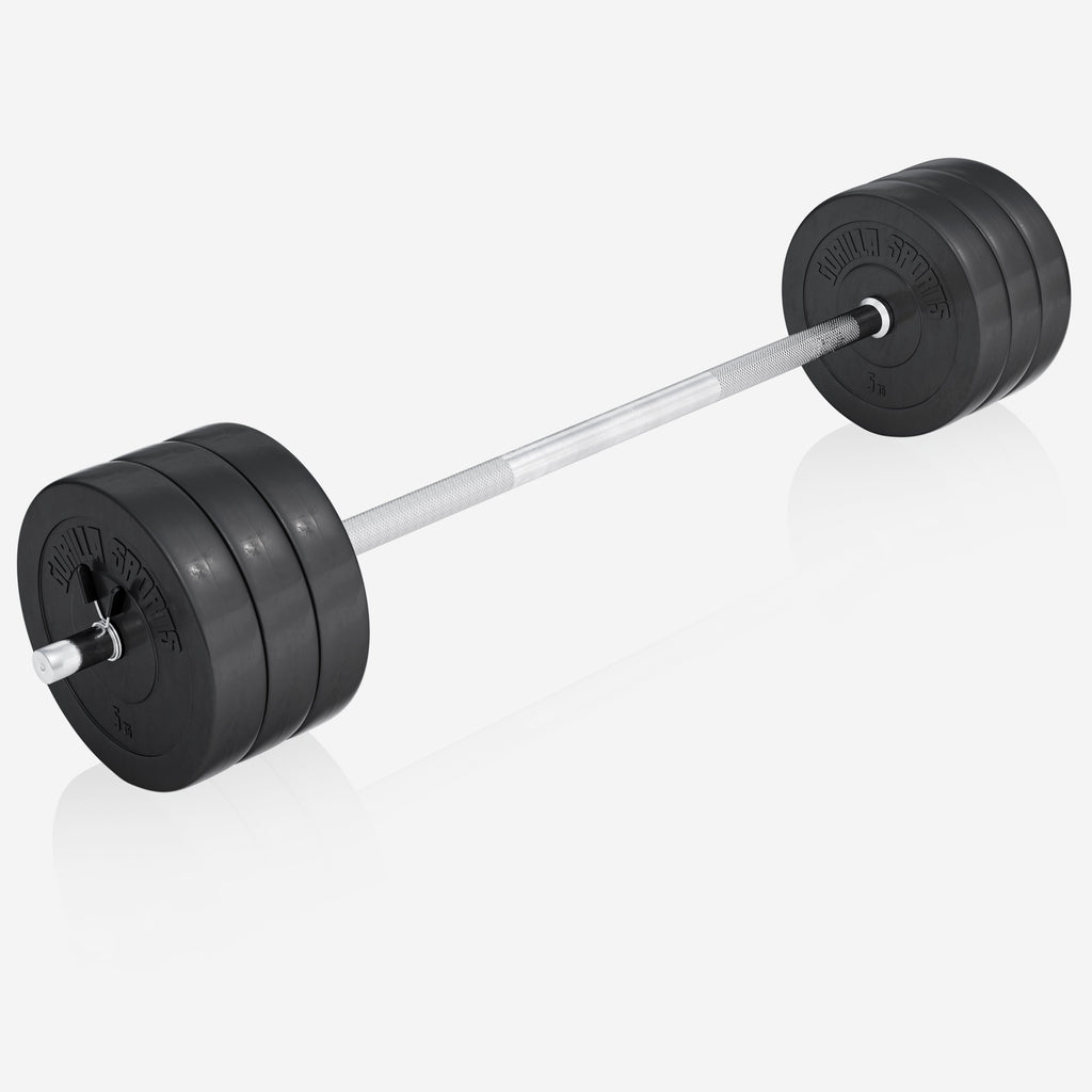 Säädettävä painonnostopenkki ja 40 kg levytankosarja