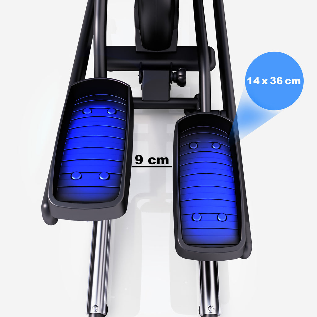 MAXXUS CX 4.3f, kokoontaitettava crosstrainer 51 cm askelpituus ja Bluetooth