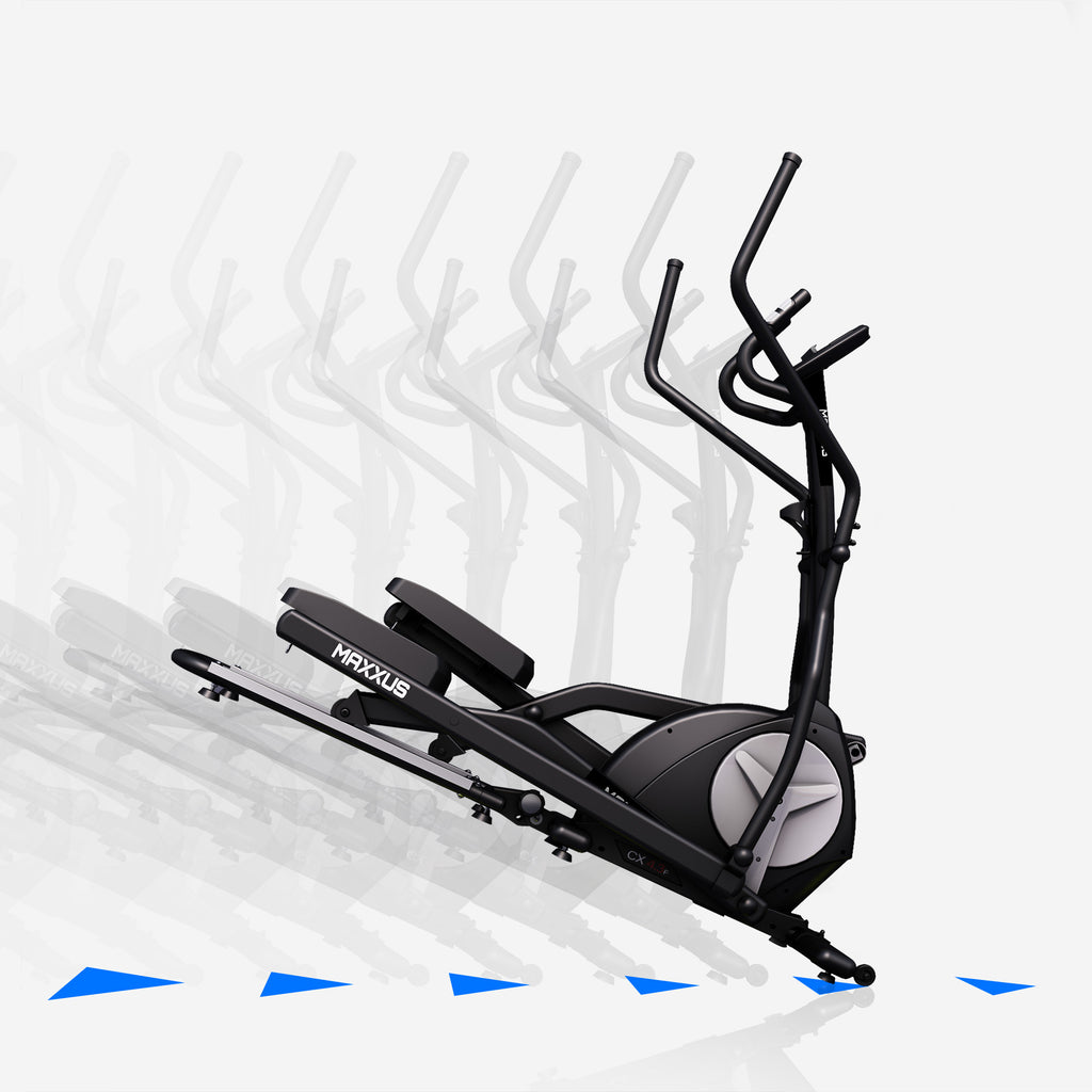 MAXXUS CX 4.3f, kokoontaitettava crosstrainer 51 cm askelpituus ja Bluetooth