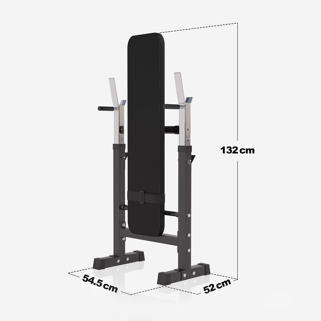 Säädettävä painonnostopenkki ja levytankosarja 100 kg