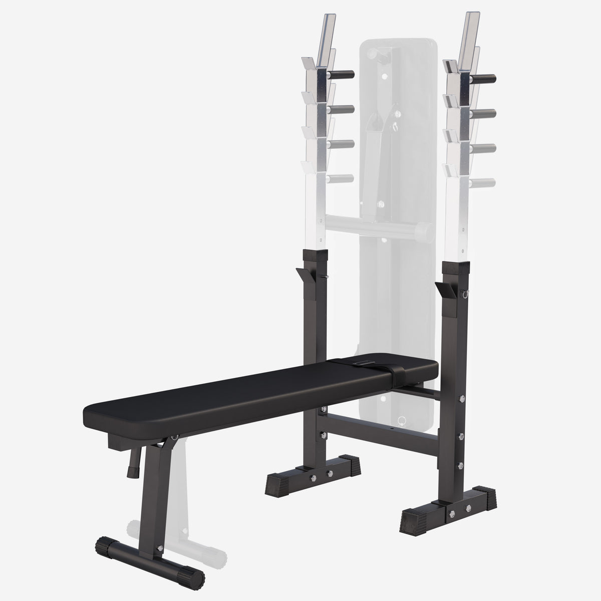 Säädettävä painonnostopenkki ja levytankosarja 100 kg