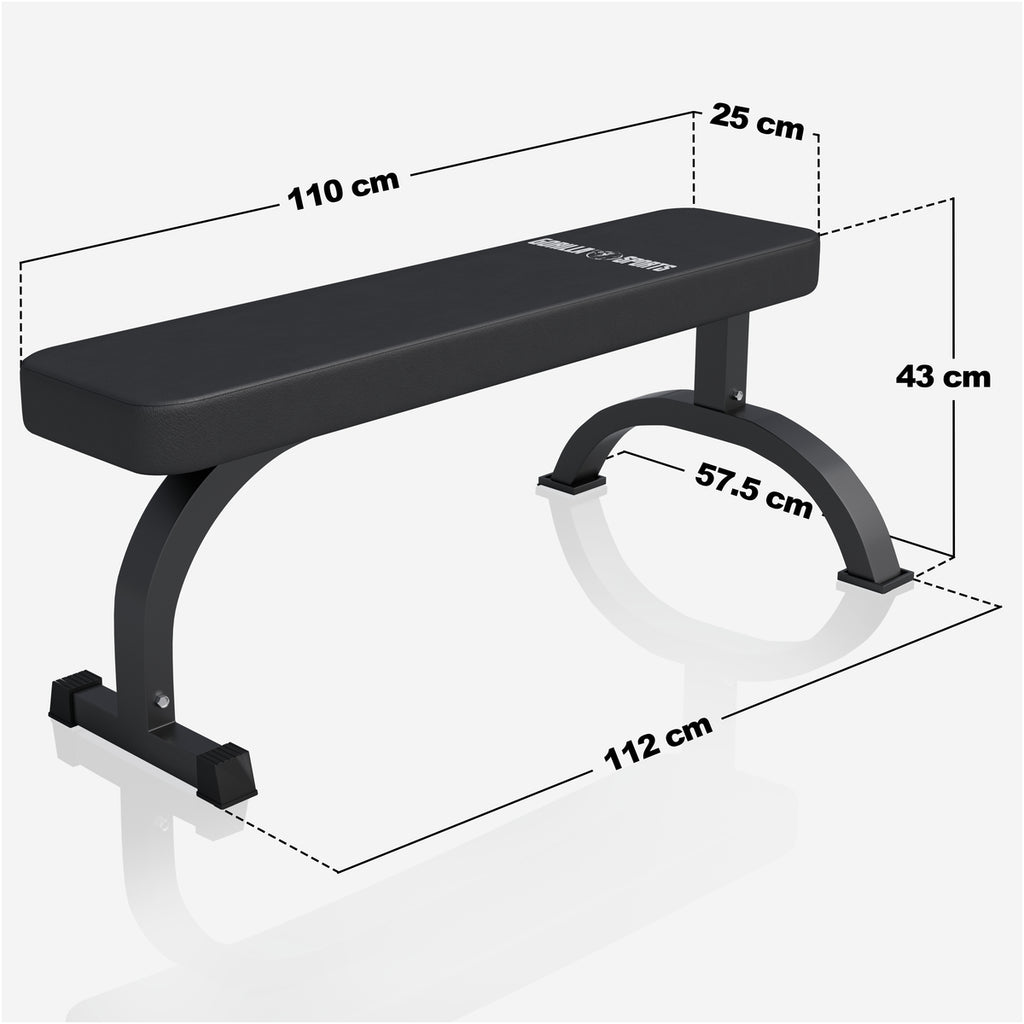 Heavy Duty tasapenkki max 400 kg, musta