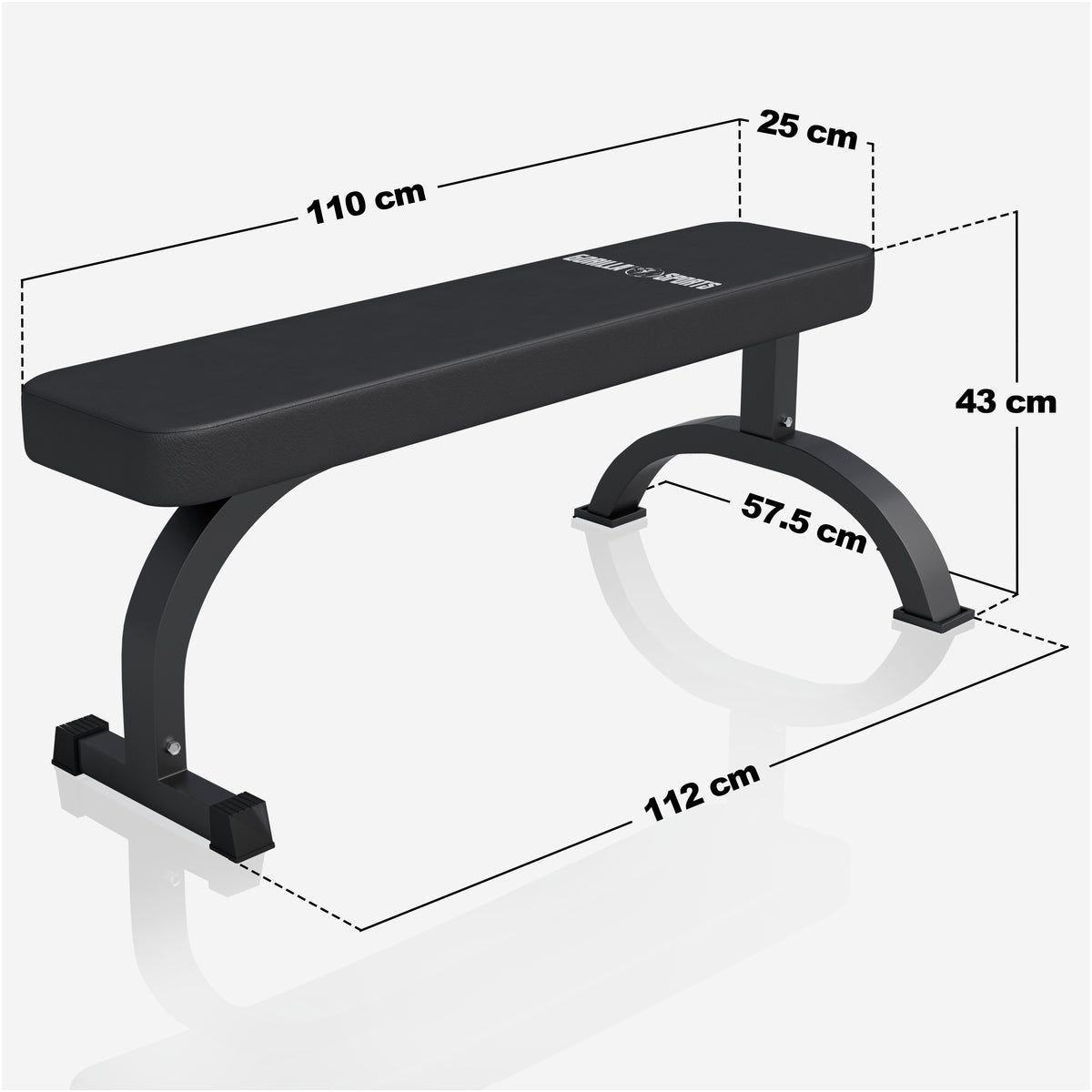 Heavy Duty tasapenkki max 400 kg, musta