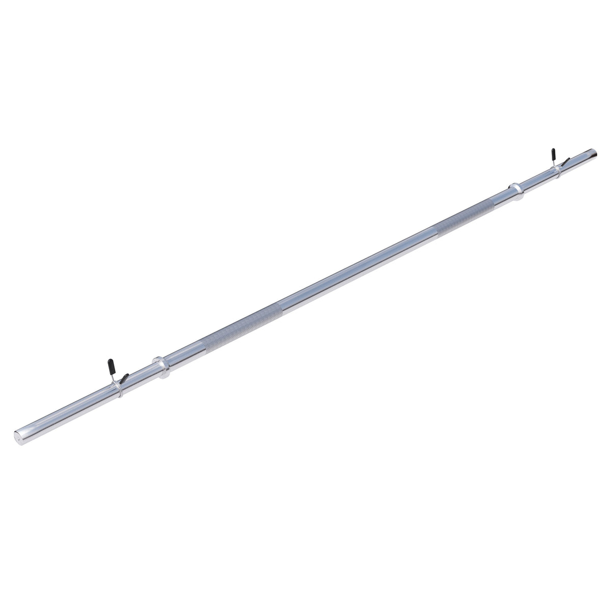 10 kg Suora levytanko 170 cm, jousilukoilla, 30 mm