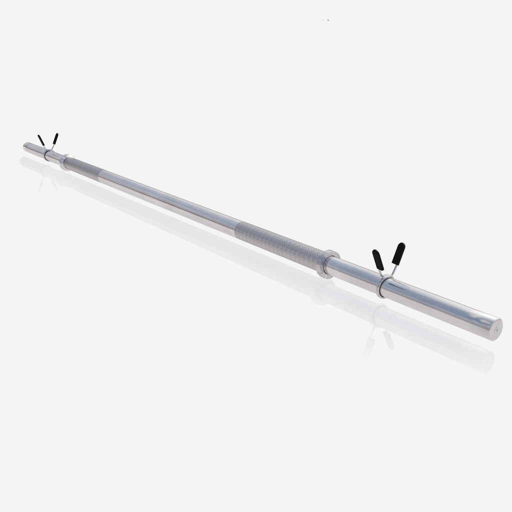 Suora levytanko 150 cm jousilukoilla