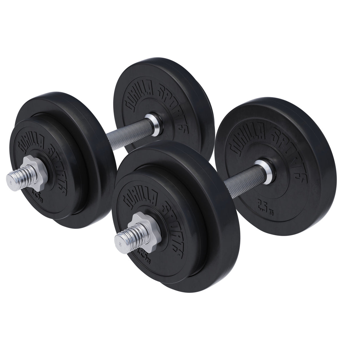 Säädettävä vinyylikäsipainosetti 20 kg
