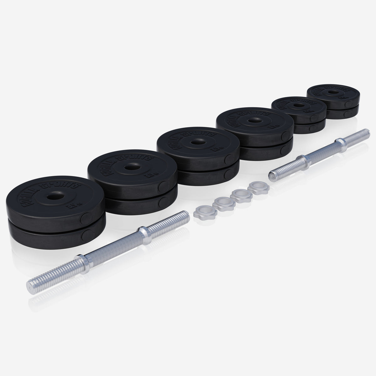 Säädettävä vinyylikäsipainosetti 30 kg, 30mm