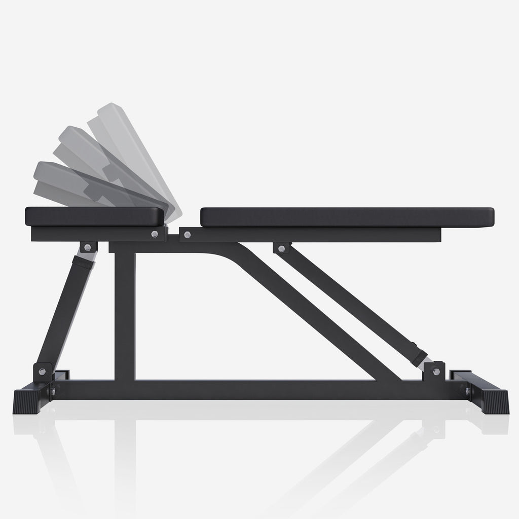 Säädettävä vinopenkki max 200 kg, Black Edition