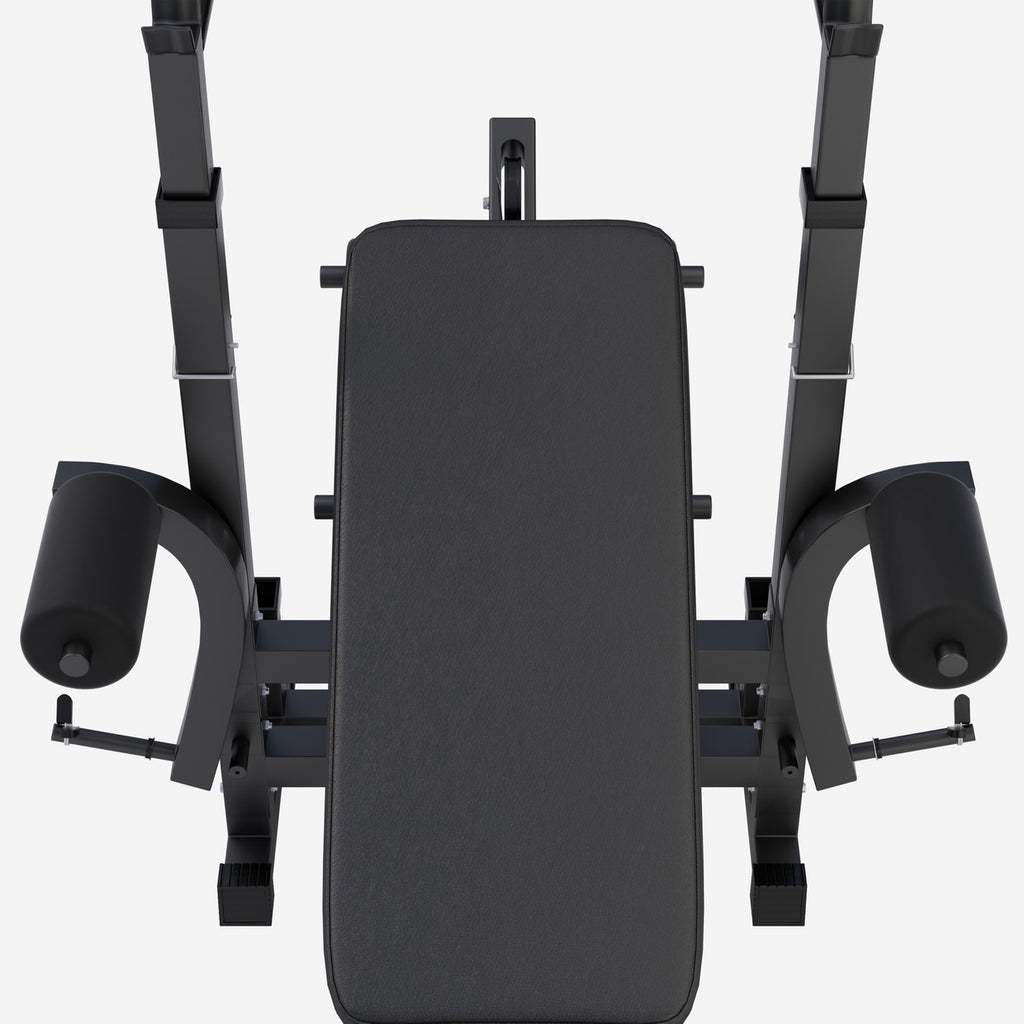 Säädettävä monitoimipenkki max 280 kg, Black Edition