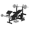 Monitoiminen treeniasema + levytankosarja 108 kg