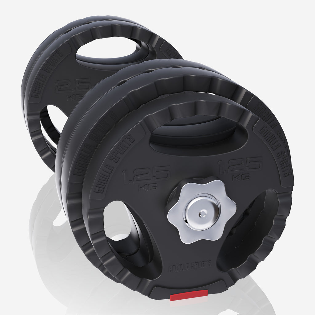 Vinyyli Tri Grip käsipainosetti 30 kg, 30mm
