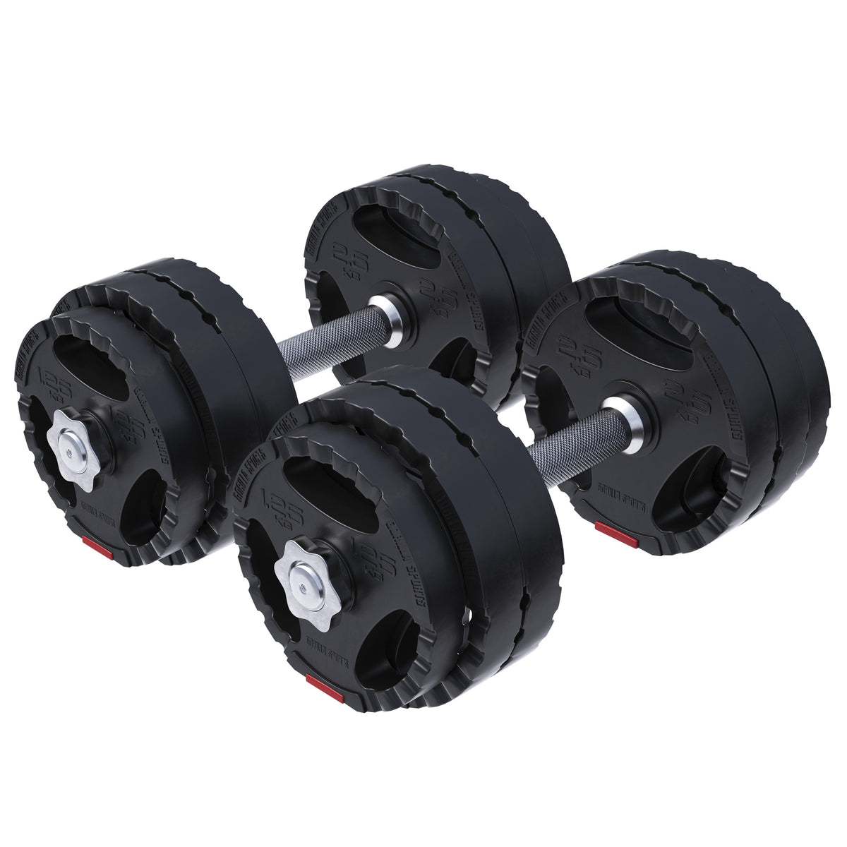 Vinyyli Tri Grip käsipainosetti 30 kg, 30mm