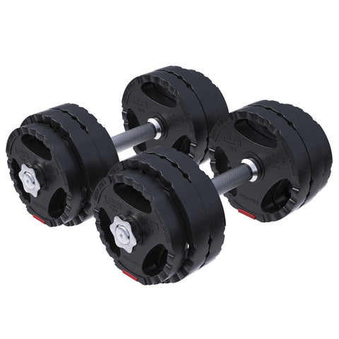 Vinyyli Tri Grip käsipainosetti 30 kg, 30mm