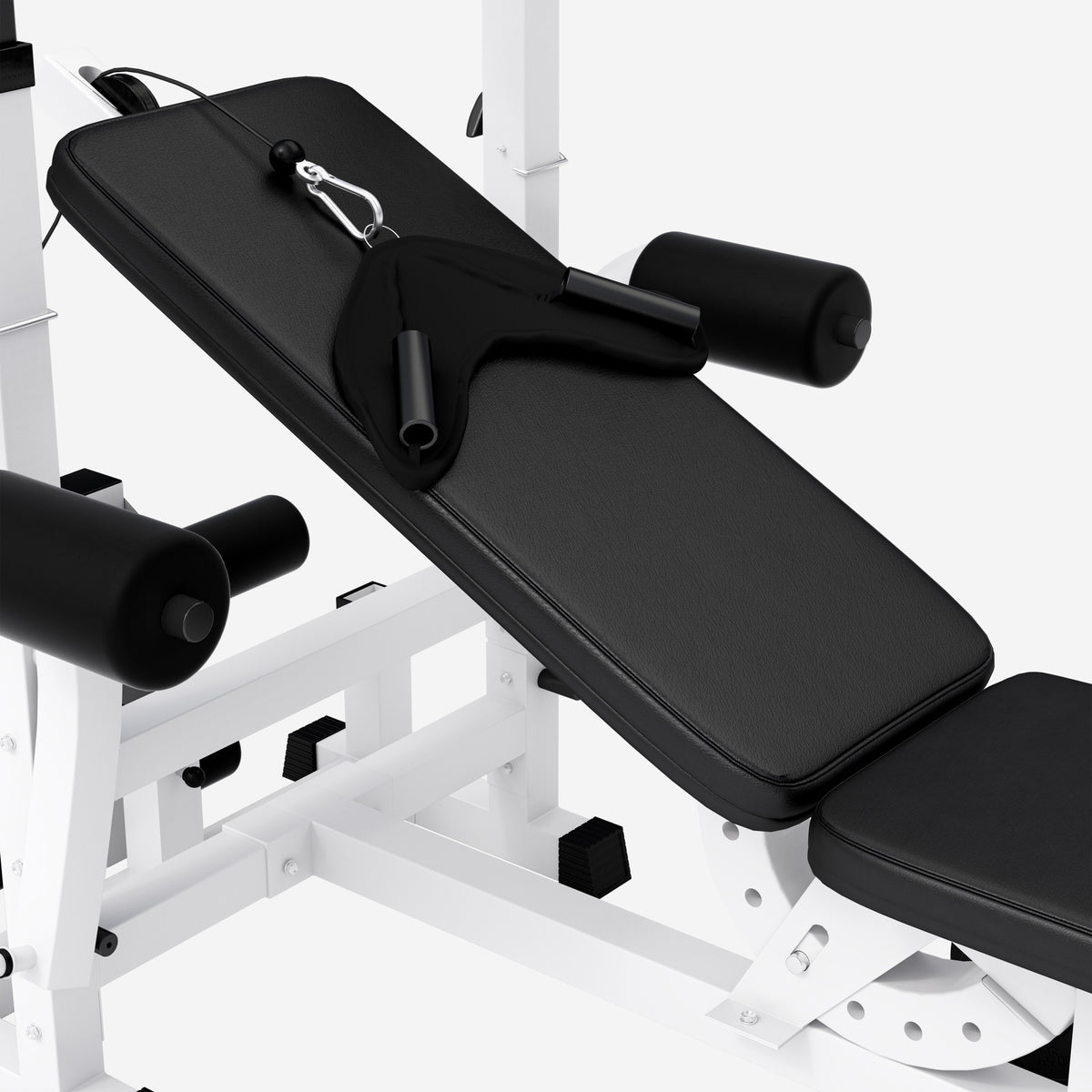 Monipuolinen painonnostopenkki + 108 kg levytankosarja