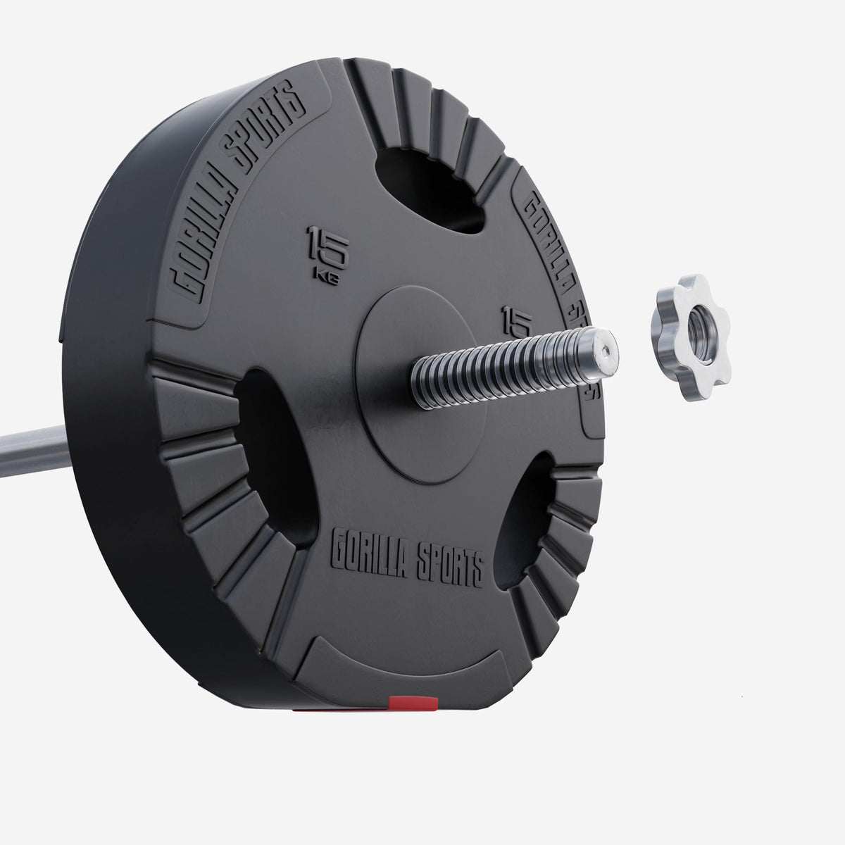 OUTLET - Tri Grip vinyylilevypaino 15 kg 30 mm