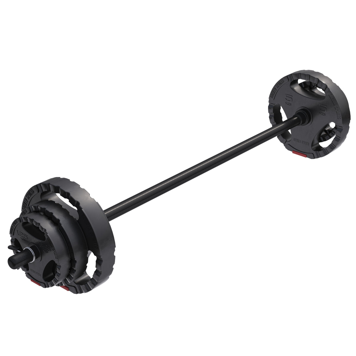 Body Pump setti 19,5 kg Tri Grip levypainoilla