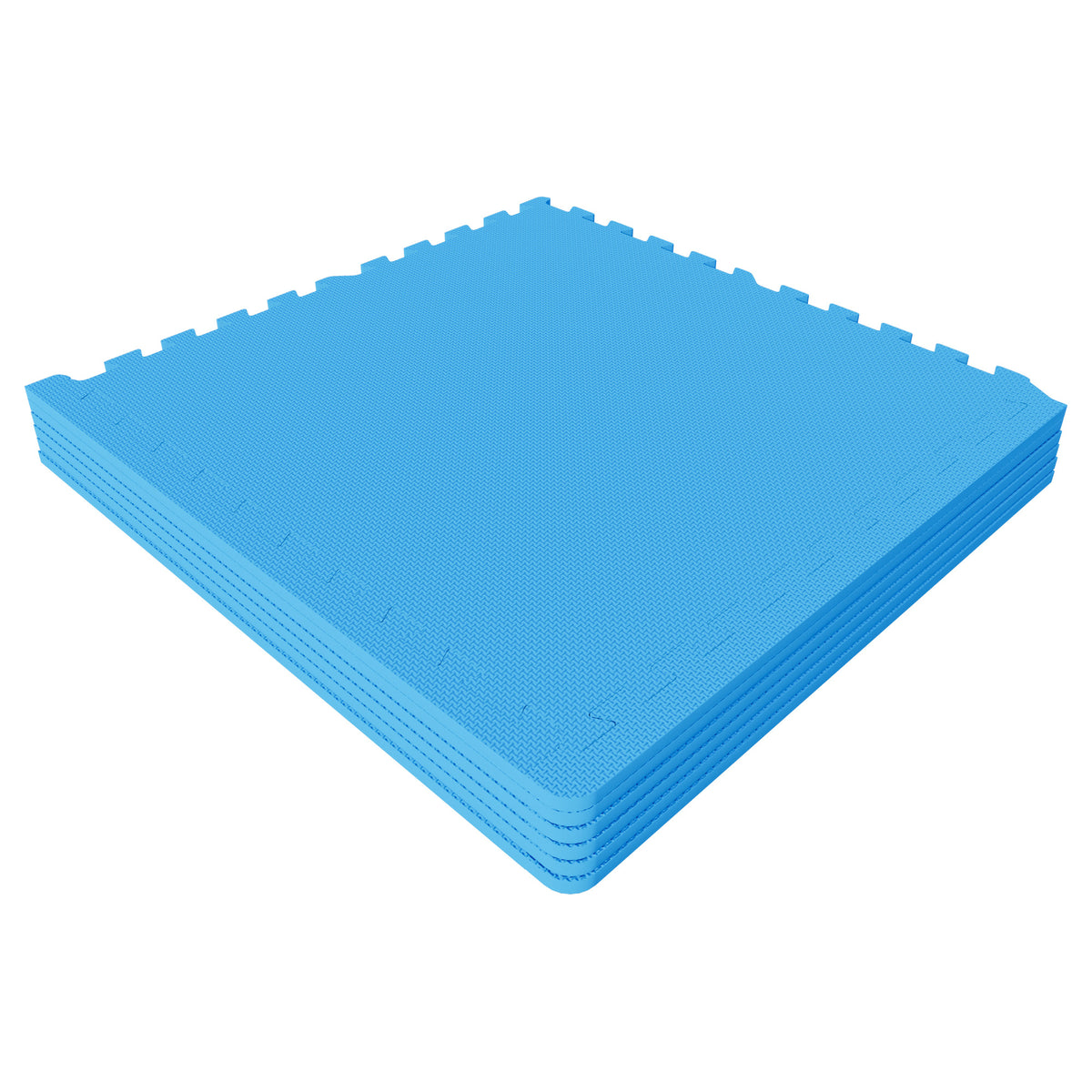 Suojamatto 6 palaa 60 x 60 x 1,2 cm, sininen
