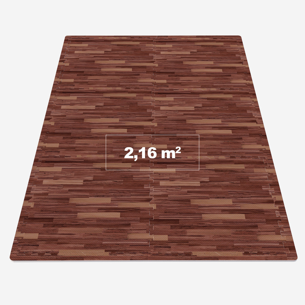 Suojamatto 6 palaa + 12 reunapalaa 60 x 60 x 1,2 cm