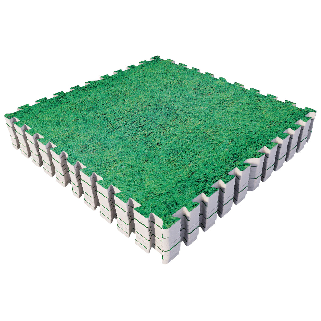 Treenimatto 8 palaa 60 x 60 x 1,2 cm ruohokuosi
