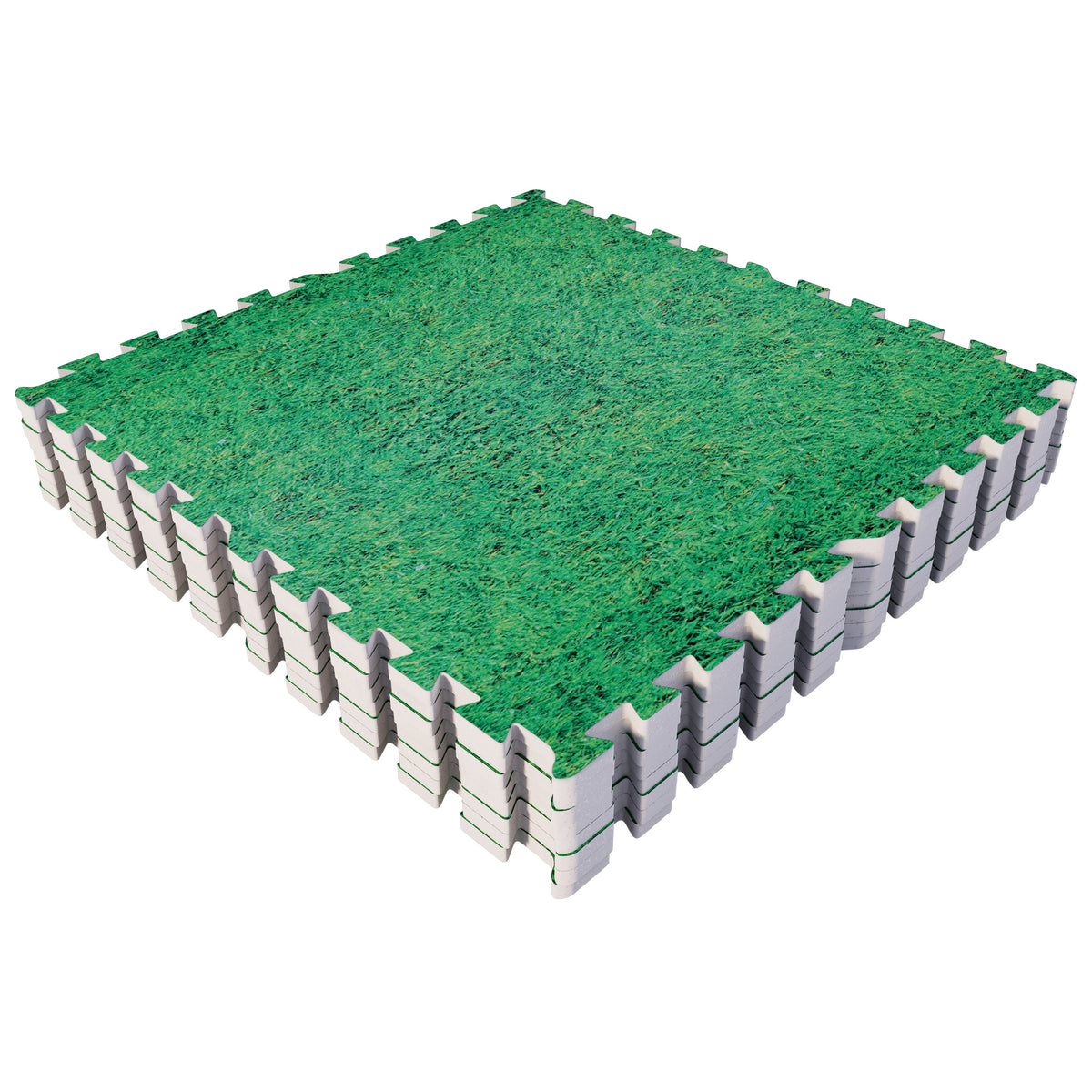 Treenimatto 8 palaa 60 x 60 x 1,2 cm ruohokuosi