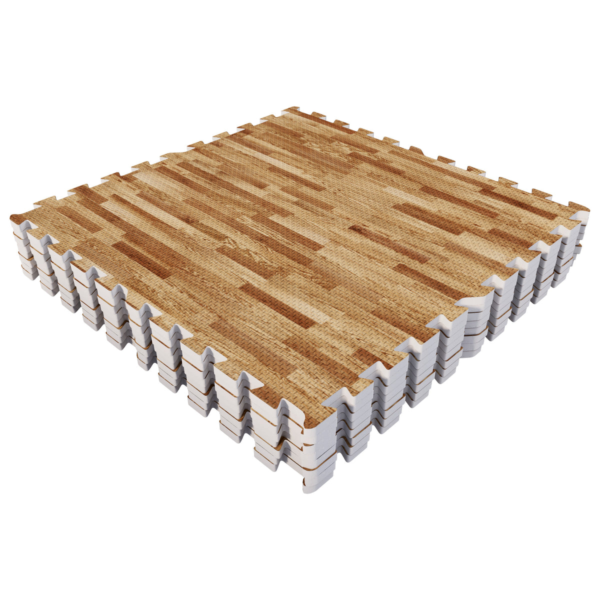 Treenimatto 8 palaa 60 x 60 x 1,2 cm puukuosi