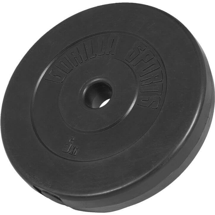 Vinyylipäällysteinen levypaino 5 kg 30 mm