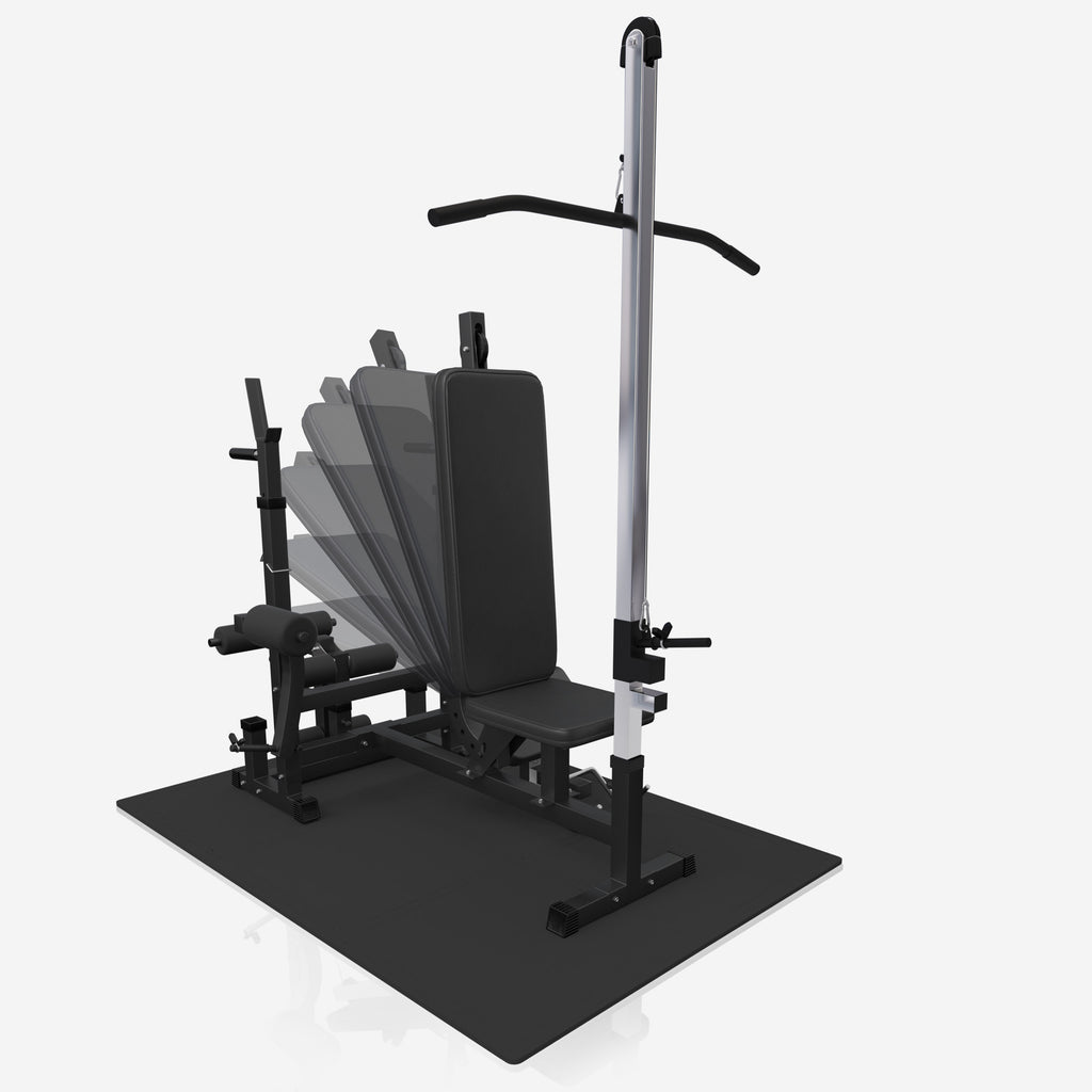 Monipuolinen kotikuntoilulaite 100 kg painosarjalla