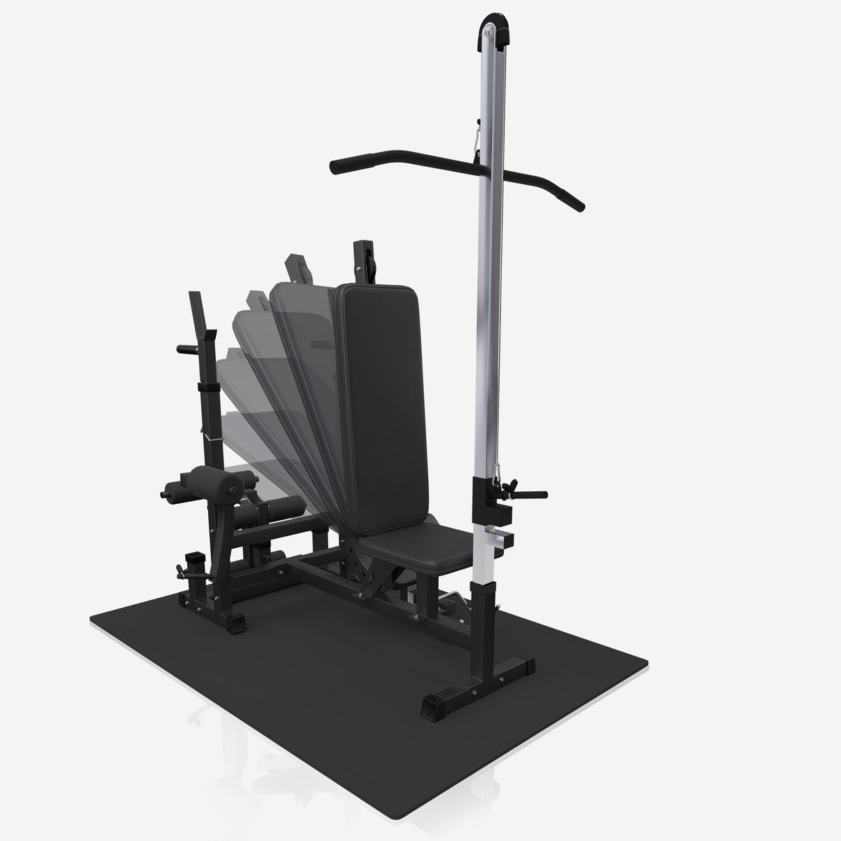 Monipuolinen kotikuntoilulaite 100 kg painosarjalla