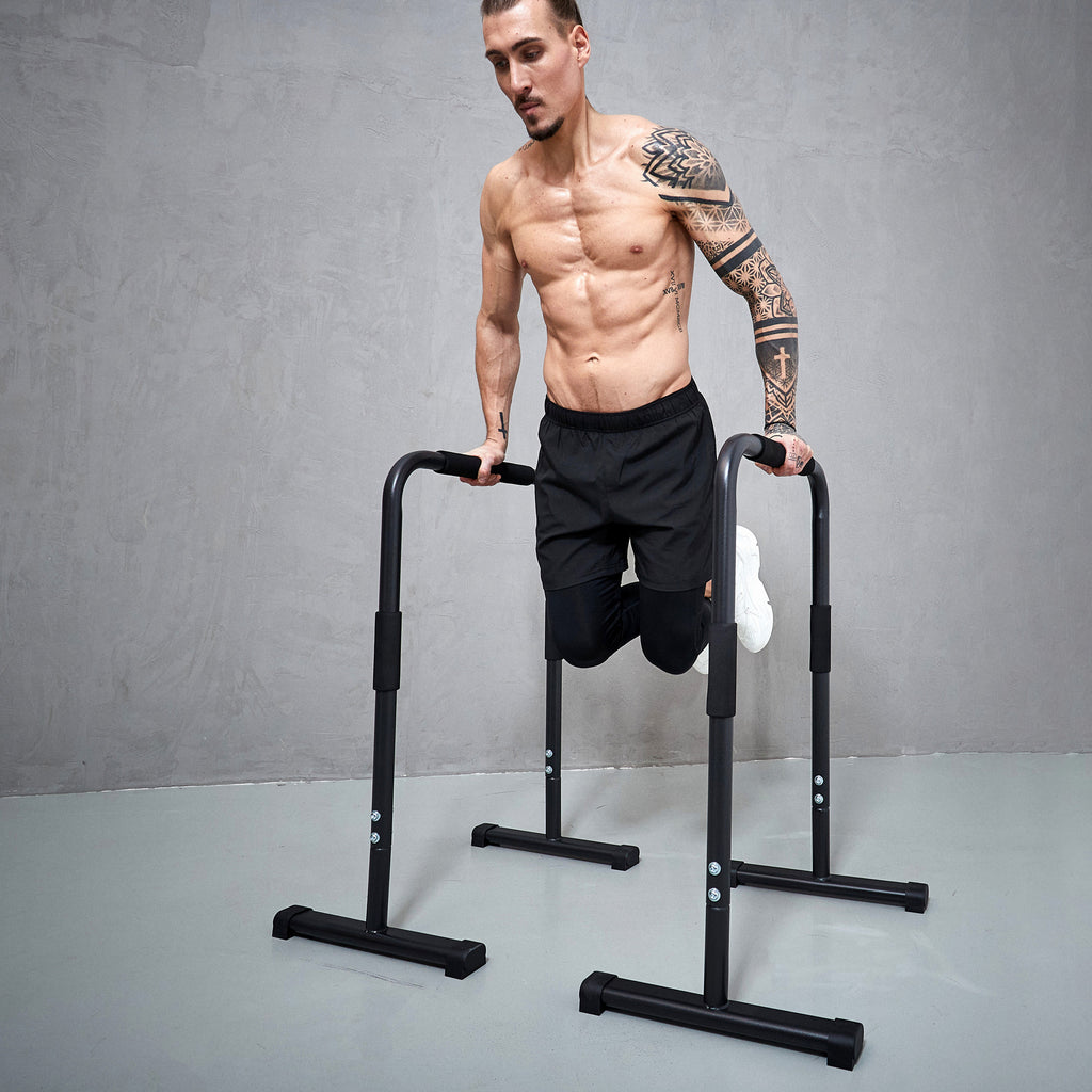 Dippitelineet / nojapuut kotiin 94 cm kehonpainotreeniin