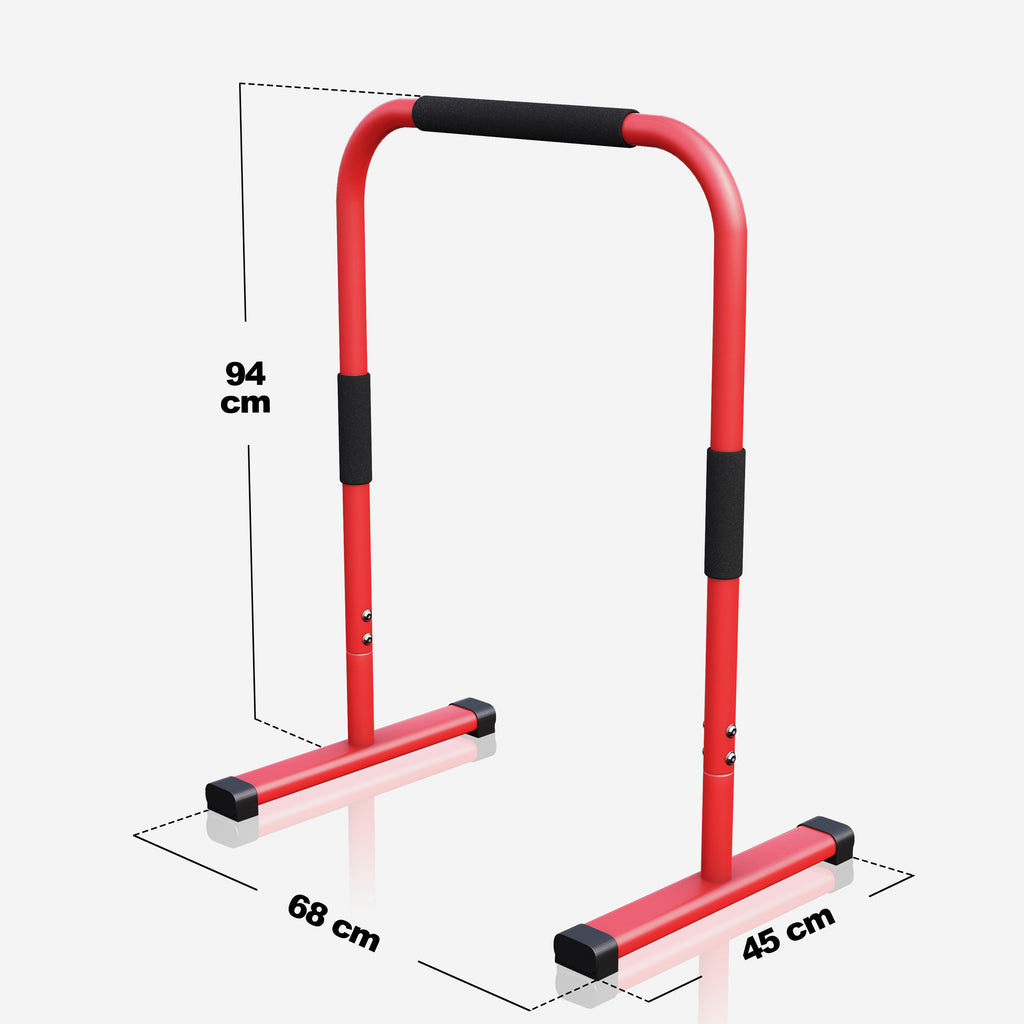 Dippitelineet / nojapuut kotiin 94 cm kehonpainotreeniin