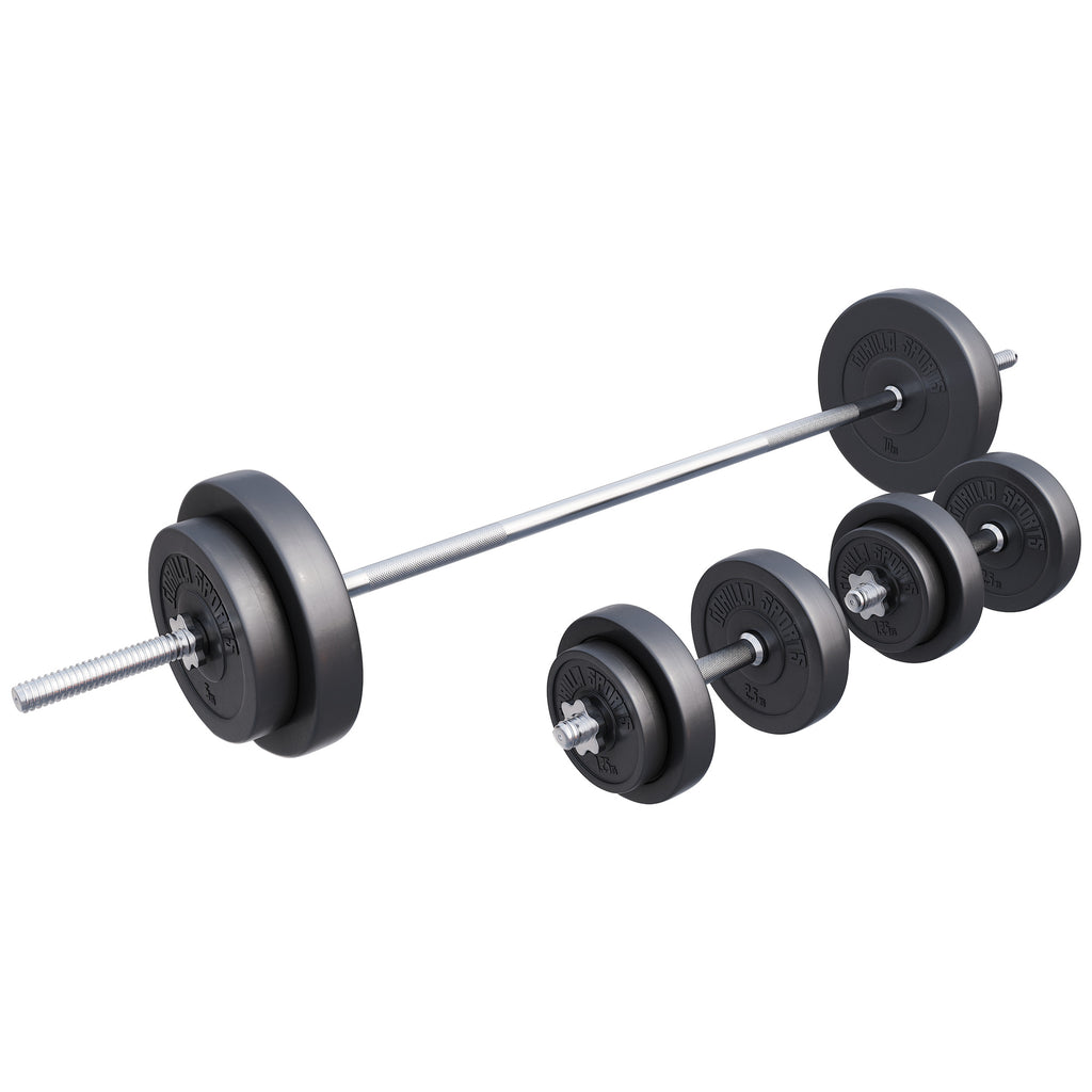 Vinyylinen levytankosarja 60 kg tankoineen