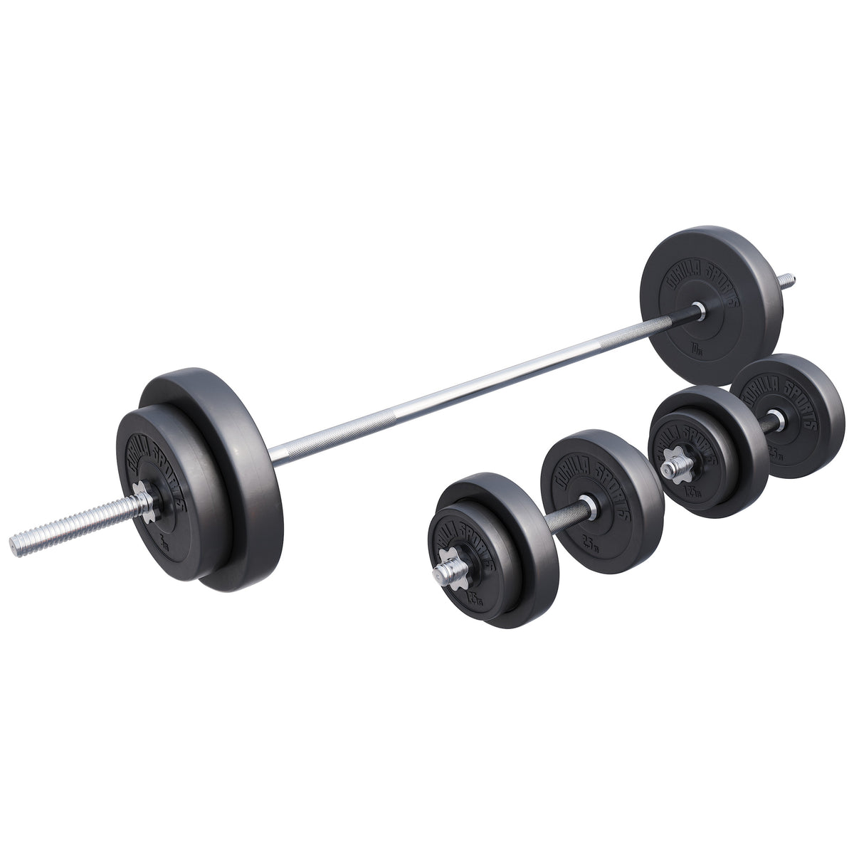 Vinyylinen levytankosarja 60 kg tankoineen